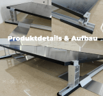 Montage-Set Flachdach, für 2*2 PV-Module – Bild 7