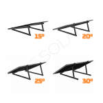 Flachdach/Wand Aufständerung für PV-Module, verstellbar Neigungswinkel 10-30⁰ – Bild 3