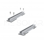 Kurzschiene Montage-Set für Trapezblech 10 Stück, 1*4 PV-Module (nebeneinander) – Bild 2