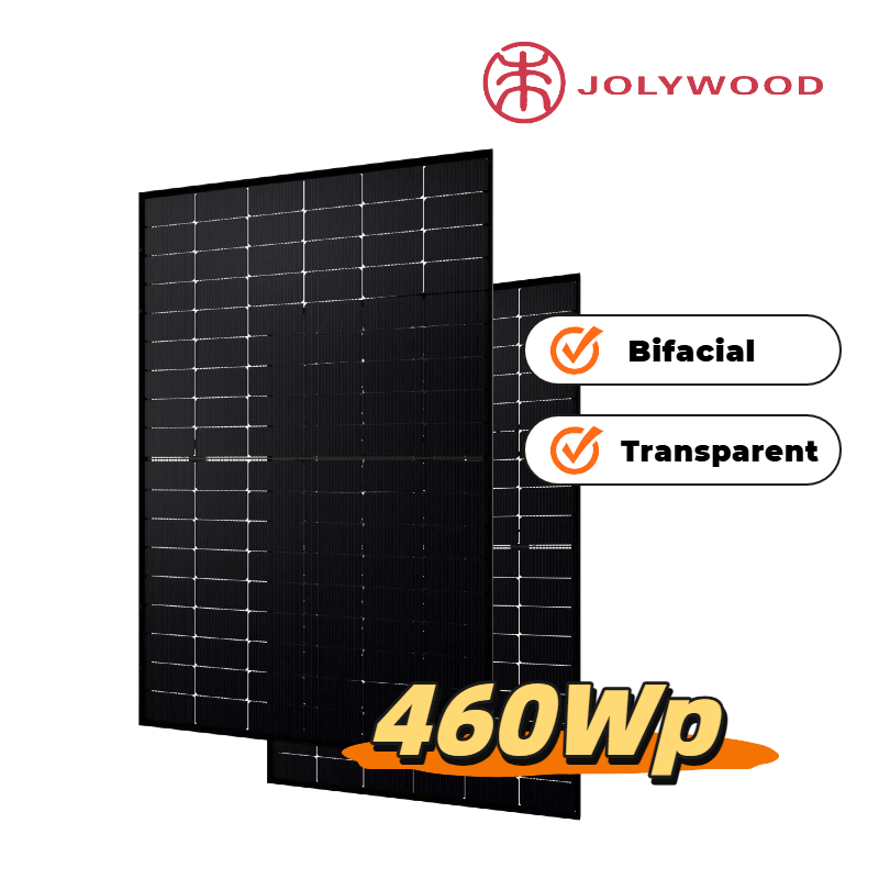 JW460 Jolywood 460W Bifazial transparent Glas-Glas Black Modul (Palettenpreis 37 Stück) - Image 1