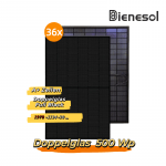 Bienesol 500W Bifazial Glas-Glas Full Black PV-Modul